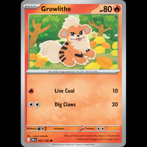 Pokemon TCG Growlithe - Destined Rivals sv10-27