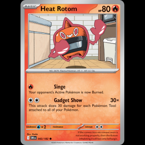 Pokemon TCG Heat Rotom - Destined Rivals sv10-43