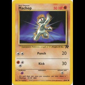 Pokemon TCG Machop - Team Rocket base5-59 unlimited
