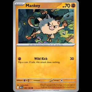 Pokemon TCG Mankey - Destined Rivals sv10-90