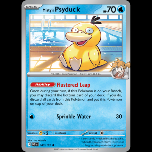 Pokemon TCG Misty's Psyduck - Destined Rivals sv10-45
