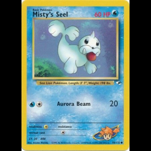Pokemon TCG Misty's Seel - Gym Heroes gym1-88 unlimited