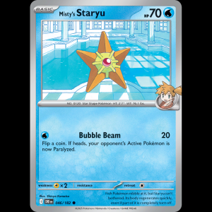 Pokemon TCG Misty's Staryu - Destined Rivals sv10-46