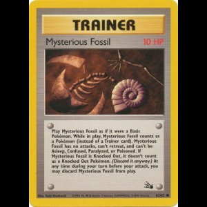Pokemon TCG Mysterious Fossil - Fossil base3-62 unlimited