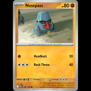 Pokemon TCG Nosepass - Destined Rivals sv10-97