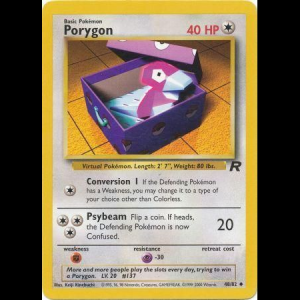 Pokemon TCG Porygon - Team Rocket base5-48 unlimited