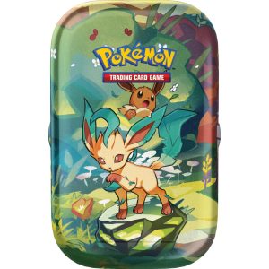Pokemon TCG Prismatic Evolutions Mini Tin Leafeon Español