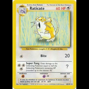 Pokemon TCG Raticate - Base ESP base1-40