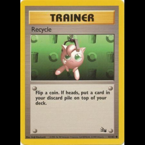 Pokemon TCG Recycle - Fossil base3-61 unlimited