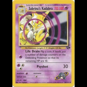 Pokemon TCG Sabrina's Kadabra - Gym Challenge gym2-58 unlimited