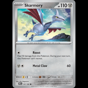 Pokemon TCG Skarmory - Destined Rivals sv10-141 reverseHolofoil
