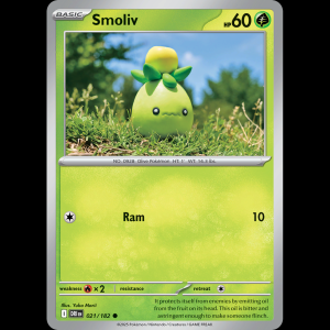 Pokemon TCG Smoliv - Destined Rivals sv10-21