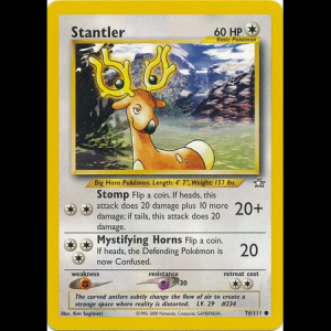 Pokemon TCG Stantler - Neo Genesis neo1-76 unlimited