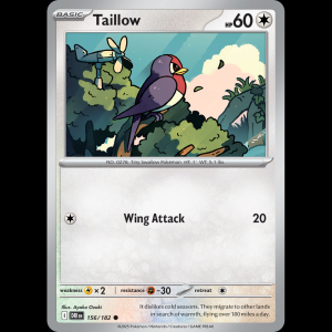 Pokemon TCG Taillow - Destined Rivals sv10-156