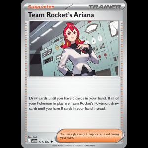 Pokemon TCG Team Rocket's Ariana - Destined Rivals sv10-171