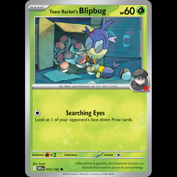 Pokemon TCG Team Rocket's Blipbug - Destined Rivals sv10-15 - Madtoyz