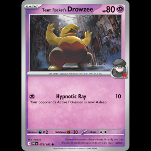 Pokemon TCG Team Rocket's Drowzee - Destined Rivals sv10-79