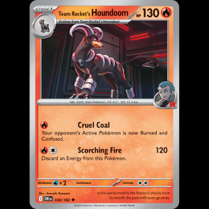 Pokemon TCG Team Rocket's Houndoom - Destined Rivals sv10-38