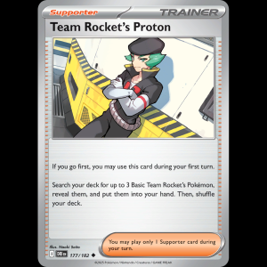 Pokemon TCG Team Rocket's Proton - Destined Rivals sv10-177