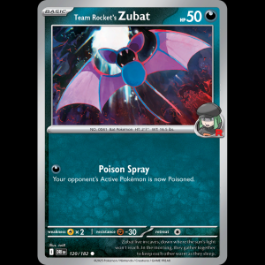 Pokemon TCG Team Rocket's Zubat - Destined Rivals sv10-120