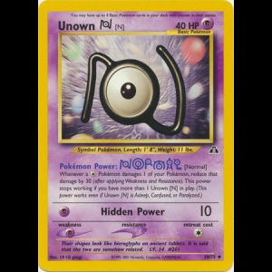 Pokemon TCG Unown [N] - Neo Discovery neo2-50 unlimited