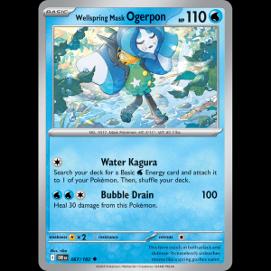 Pokemon TCG Wellspring Mask Ogerpon - Destined Rivals sv10-67