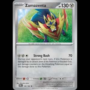 Pokemon TCG Zamazenta - Destined Rivals sv10-146 holofoil