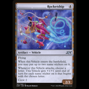 MTG _____ _____ Rocketship Unfinity unf#191