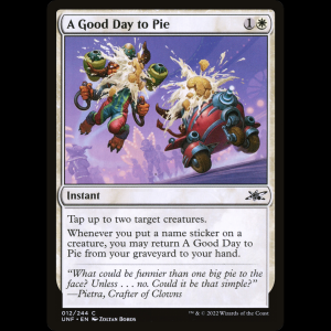 MTG A Good Day to Pie Unfinity unf#12