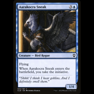 MTG Aarakocra Sneak Commander Legends: Battle for Baldur's Gate clb#54