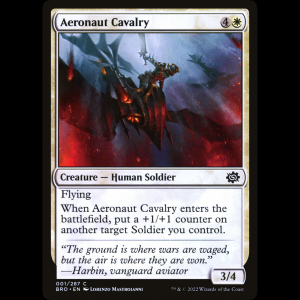 MTG Caballería aeronauta (Aeronaut Cavalry) The Brothers' War bro#1