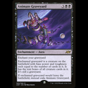 MTG Animate Graveyard Unfinity unf#65