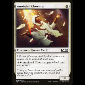 MTG Corista ungido (Anointed Chorister) Core Set 2021 m21#4