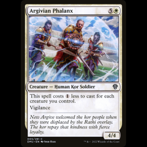 MTG Falange argiviana (Argivian Phalanx) Dominaria United dmu#5