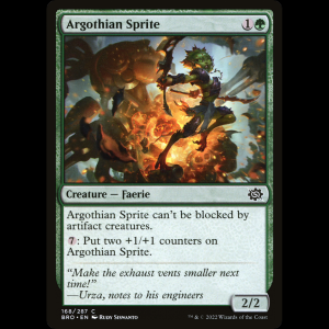 MTG Duende argotiana (Argothian Sprite) The Brothers' War bro#168
