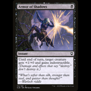 MTG Armor of Shadows Commander Legends: Battle for Baldur's Gate clb#112