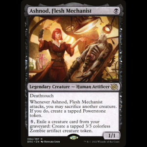 MTG Ashnod, Flesh Mechanist The Brothers' War bro#84