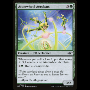 MTG Atomwheel Acrobats Unfinity unf#130
