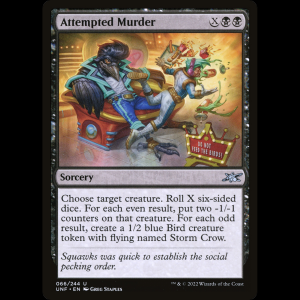 MTG Attempted Murder Unfinity unf#66