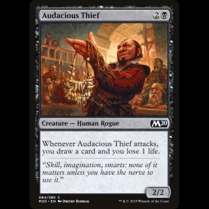 MTG 무모한 도둑 (Audacious Thief) Core Set 2020 m20#84