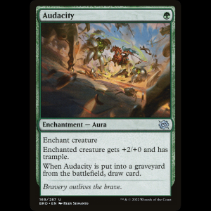 MTG Osadía (Audacity) The Brothers' War bro#169