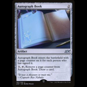 MTG Autograph Book Unfinity unf#183