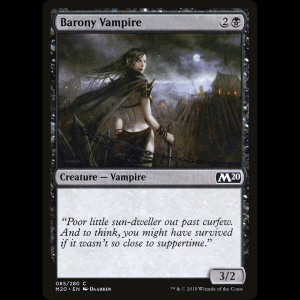 MTG Vampiro de la Baronía (Barony Vampire) Core Set 2020 m20#85