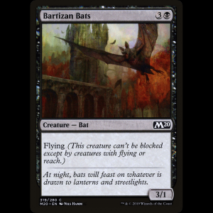 MTG Murciélagos del baluarte (Bartizan Bats) Core Set 2020 m20#319