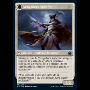 MTG  (Bereaved Survivor // Dauntless Avenger) Innistrad: Midnight Hunt mid#4