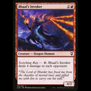 MTG Invocador de Bhaal (Bhaal's Invoker) Commander Legends: Battle for Baldur's Gate clb#163