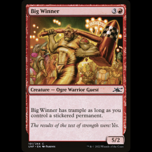 MTG Big Winner Unfinity unf#101
