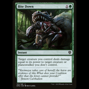 MTG Bite Down Dominaria United dmu#155