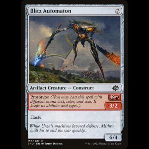 MTG Autómata relámpago (Blitz Automaton) The Brothers' War bro#158