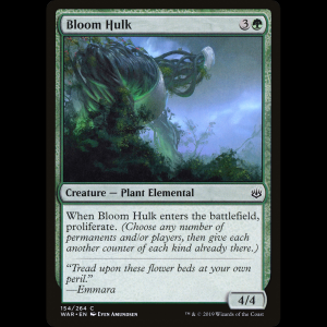 MTG 開花の巨体 (Bloom Hulk) War of the Spark war#154